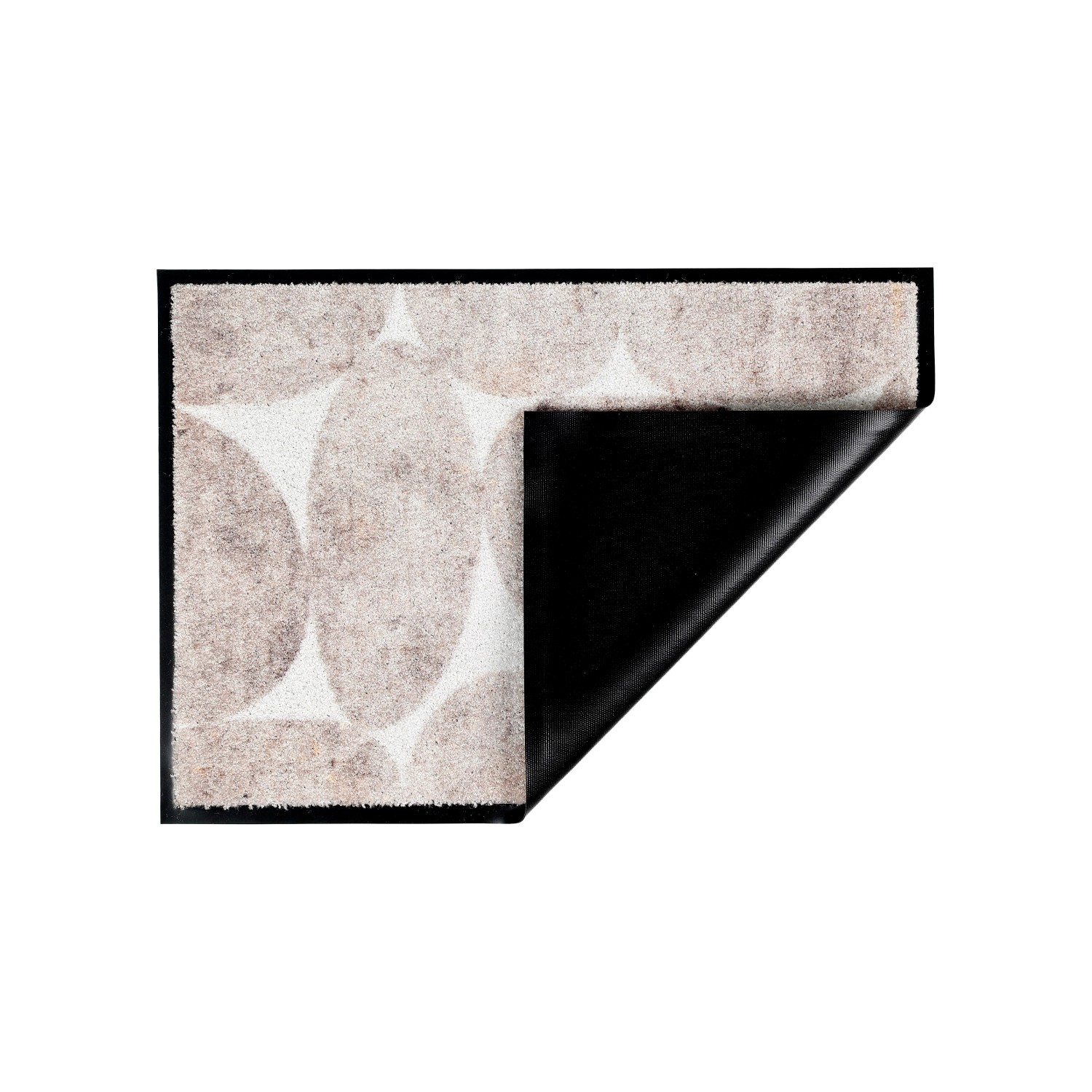 Schöner Wohnen Fußmatte Miami mit Steinmuster, 50x70 cm, beige. Rutschfeste Sauberlaufmatte für den Innenbereich.