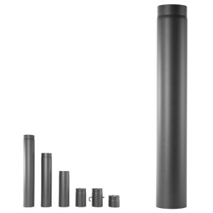 Bertrams Ofenrohr Senotherm® UHT-Hydro Ø 120 mm 2 mm 100 cm Gussgrau