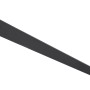 Schwarzer Metall-Winkelträger, 30 cm, 1-reihig für Regalböden.