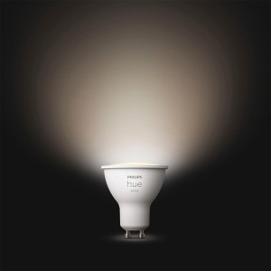 Philips Hue GU10 LED-Spot, 4,2W, warmweiß, Einzelpack. Smarte Lampe für Ihr Zuhause.