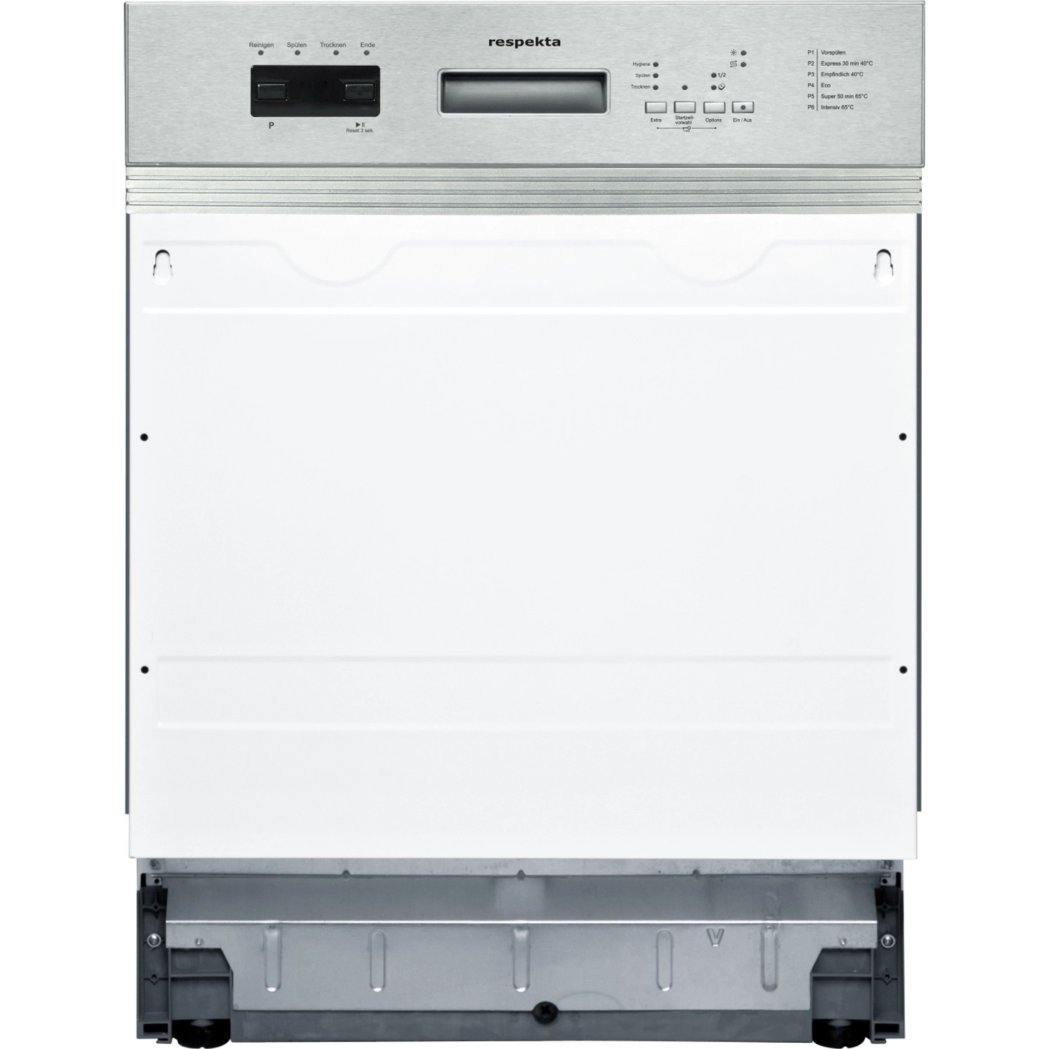 Respekta Geschirrspüler als Teil der Küchenzeile KB310ESGCGKE, Frontansicht.