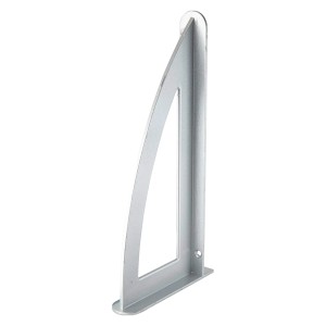OBI Konsole Lucy, 230 mm, mattsilber, für Regalböden und Wandregale.