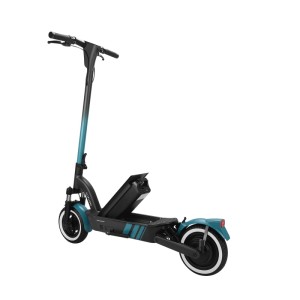SoFlow E-Scooter SO4 Pro Max in Grün, mit offenem Akkufach. Ideal für Sport & Fitness.