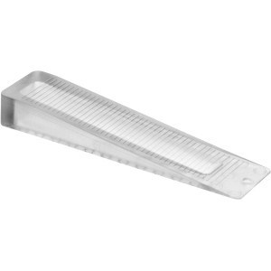 Burg Wächter Türkeil TKL 2016 T, transparenter Türstopper aus Kunststoff, 160 mm lang.