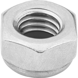 Sicherungsmutter M10 x 17 mm Außensechskant Edelstahl A2 5 Stück