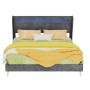 okwish Polsterbett 160x200cm mit LED Kopfteil Schlafzimmer Grau ohne Matratze_10