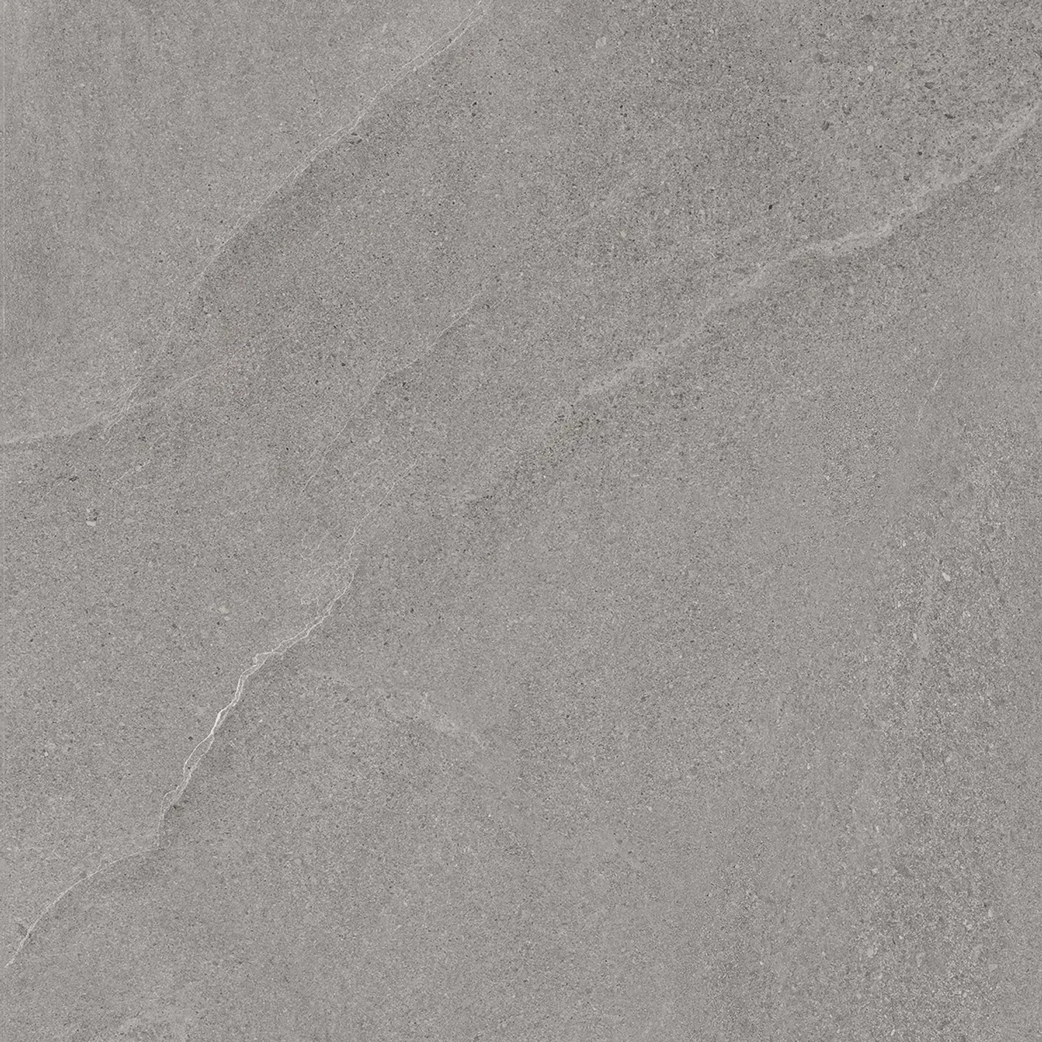 Bodenfliese Burlington, Feinsteinzeug, grau, matt, 60x60 cm. Ideal für Innen- und Außenbereich.