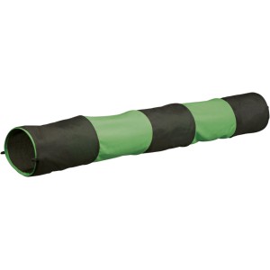 Trixie Spieltunnel für Kaninchen, anthrazit und grün, Ø 18x130cm, für Käfigzubehör.