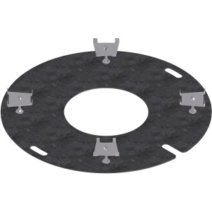 Bellissa Grillring Sole Stahl Ø 100 cm mit Aufsatzfüßen für Holzkohlegrills.