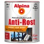 Dose Alpina Metallschutz-Lack Anti-Rost Rot glänzend, 750ml, mit Rostschutz-Technologie.