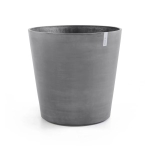 Ecopots Pflanztopf Amsterdam mit Rollen Ø 60 cm Grau