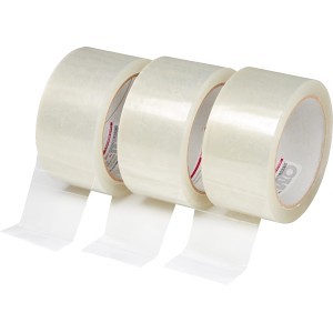 3 Rollen transparentes Packband Klebeband (66m x 48mm) im Set für Pakete.