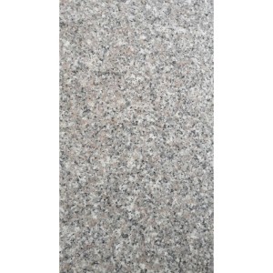 Polierte rosa Granitfliese 30,5x61cm. Naturstein Bodenfliese mit gesprenkelter Oberfläche.