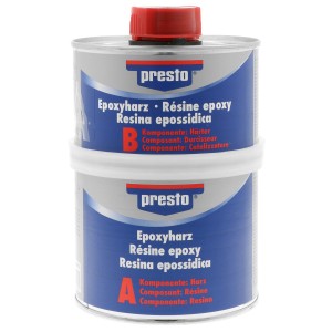 Presto Epoxyharz 500g, 2-Komponenten-Set für Lack- und Karosseriereparatur.