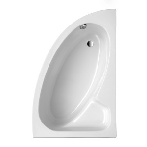 Ottofond Eck-Badewanne Salinas B 150 cm Weiß