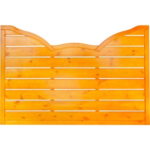 Vorgartenzaun Calais Bogen, 120x180 cm, Pinie, Holzzaun für den Garten.
