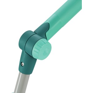 Leifheit Teleskopstiel mit Gelenk, ausziehbar von 110-190 cm, Detailaufnahme des Gelenks.