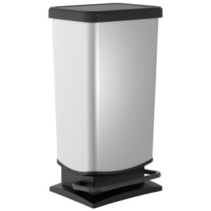 Rotho Treteimer Paso 40 l Silber