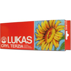Lukas Cryl Terzia Acrylfarben-Set 12 x 12 ml Tuben im Karton-Etui