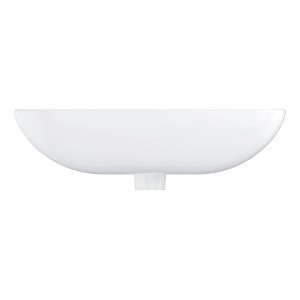 Weißes Grohe Keramik Handwaschbecken Start Edge, 60 cm, Aufsicht.