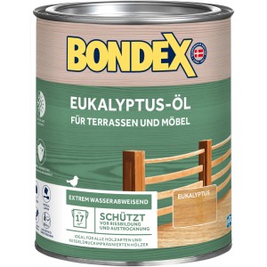 Dose Bondex Eukalyptus-Öl 750ml für Holzschutz und Pflege im Außenbereich.