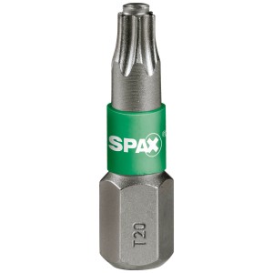 Spax Bit T-Star plus T 20 für Schrauben mit T-Star Aufnahme.