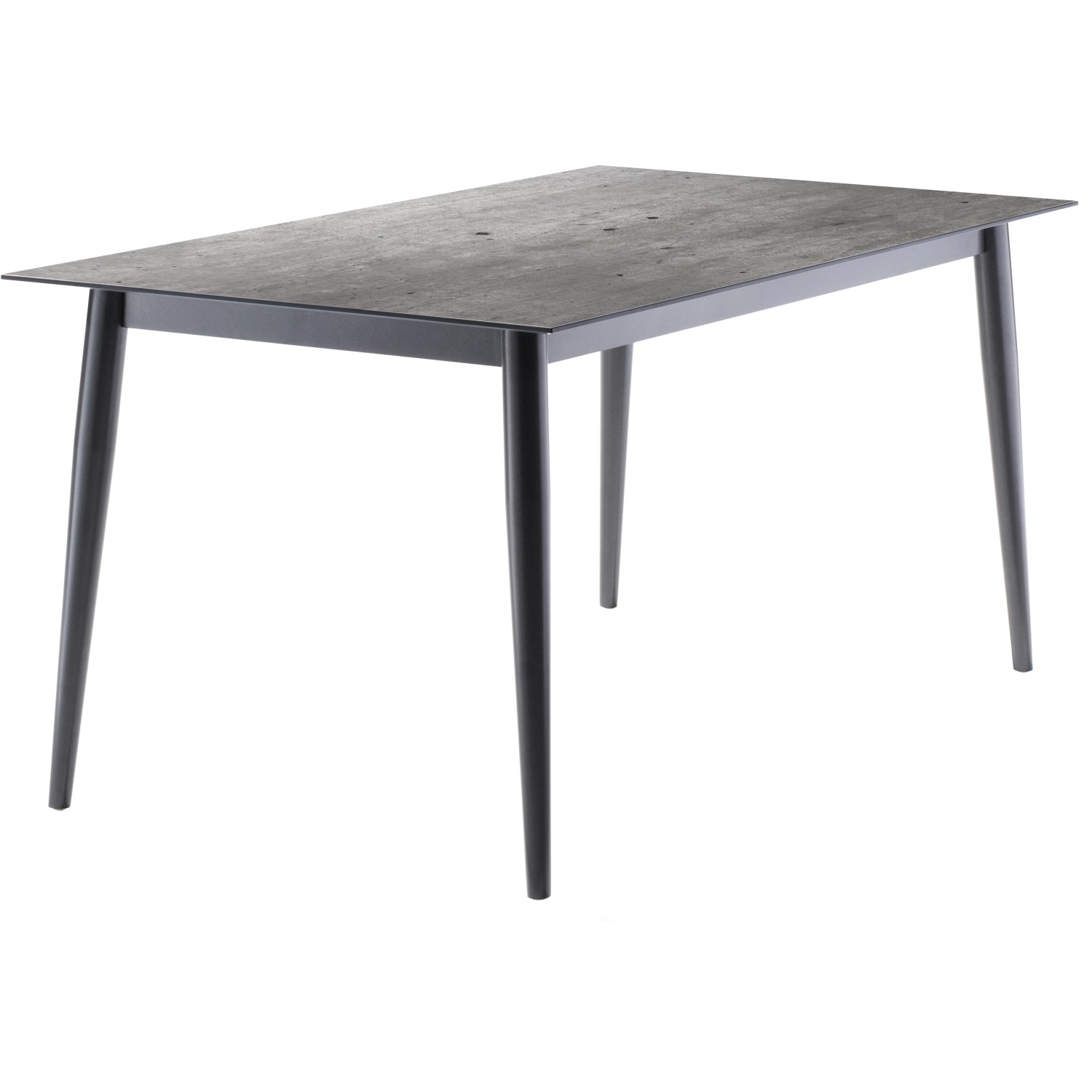 Sieger Gartentisch Rechteckig Eisengrau Beton Hell 160 cm x 90 cm kaufen bei OBI