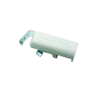 Gardinia Klemmträger für Jalousien, 2er-Pack, Metall, Weiß. Zur Montage ohne Bohren.