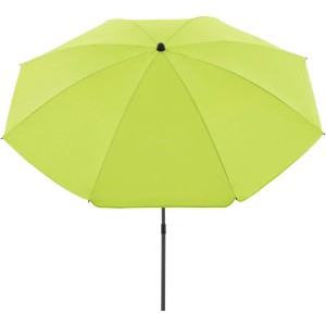 Grüner Derby Marktschirm COMO, Ø 165 cm, mit Knickfunktion für optimale Schattenausrichtung.