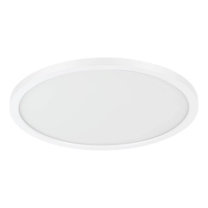 Weiße, runde LED-Deckenleuchte Campaspero von Eglo, 29,5 cm Durchmesser.