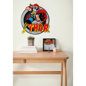 Komar Wandtattoo Thor Classic, Comic-Stil, 50x70 cm, selbstklebend.
