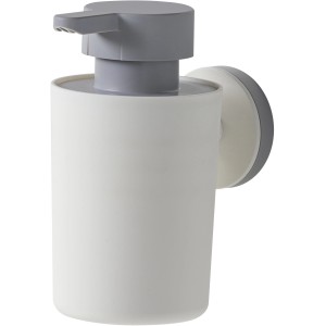 Weißer Tiger Seifenspender Urban mit grauem Spenderkopf für Bad & WC.