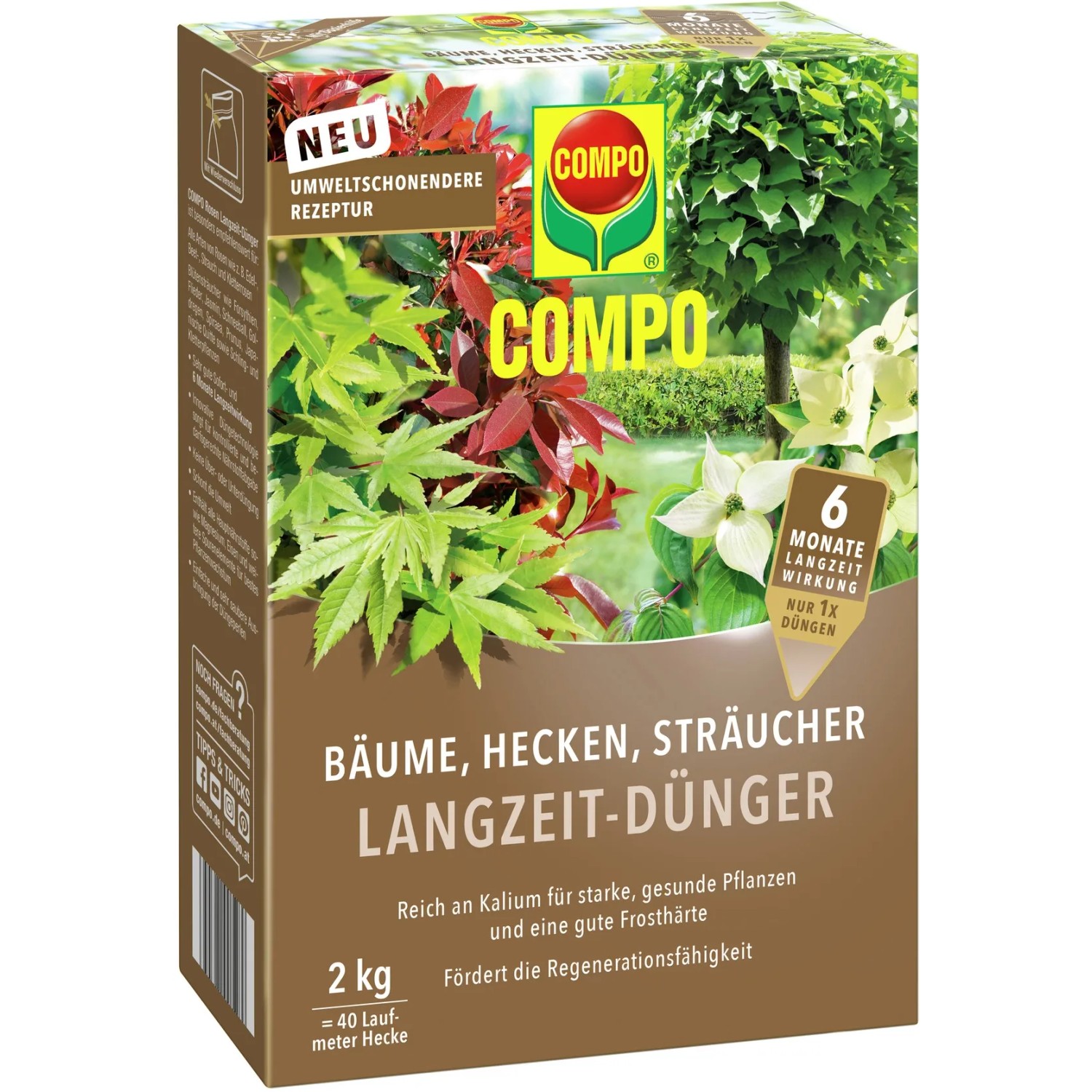 Compo Bume, Hecken, Strucher Langzeit-Dnger 2 kg kaufen bei OBI