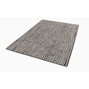 Schöner Wohnen Teppich Parkland Gitter, 70x140 cm, anthrazit. Moderner Teppich mit Gittermuster.