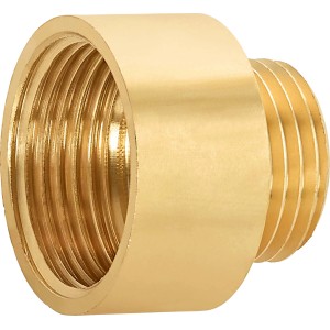 Messing Gewinde-Reduzierstück 21 mm x 24,1 mm für Gewindefittings.