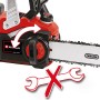 Einhell Akku-Kettensäge GP-LC 36/35 Li-Solo: Werkzeugloser Kettenwechsel, Oregon Schwert. Akku nicht enthalten.