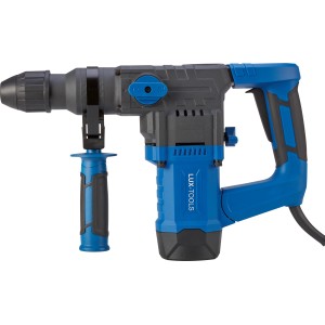 LUX Bohrhammer E-BHL-23 im Koffer, blau-schwarz, mit Zusatzhandgriff. Ideal zum Bohren in Beton, Holz und Stahl.