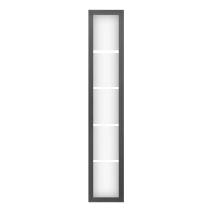 Splendoor Seitenteil für ThermoSpace Haustür 210 cm x 30 cm Anthrazit