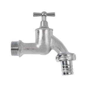 Garantia Chrom-Auslaufhahn, 20 mm (3/4 Zoll) für Regentonnen und Wasserzapfstellen.