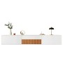 okwish TV Schrank mit Modernem Design Projektorhalter 180 x 34 x 30 cm Weiß_9