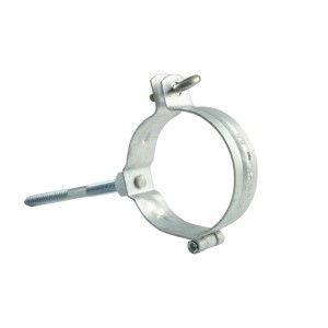 Marley Zink-Rohrschelle mit Gewindestift DN 80