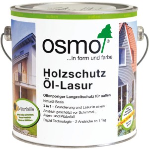 Dose Osmo Holzschutz Öl-Lasur Palisander 2,5L für Holz im Außenbereich.
