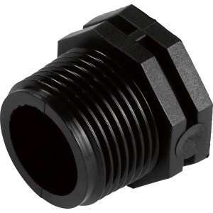 Reduzierstück 18,6 mm (Rp 1/2") auf 26,4 mm (R 3/4")