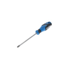 Gedore Kreuzschlitz-Schraubendreher PH 3 mit blau-schwarzem 3K-Griff für präzises Arbeiten.