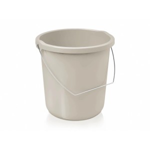 Greiger OBI Eimer 5 l aus robustem Kunststoff mit Metallbügel. Ideal für Reinigungsarbeiten im Haushalt.