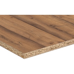 Küchenrückwand in Eiche Optik, zweiseitig verwendbar, Meterware.