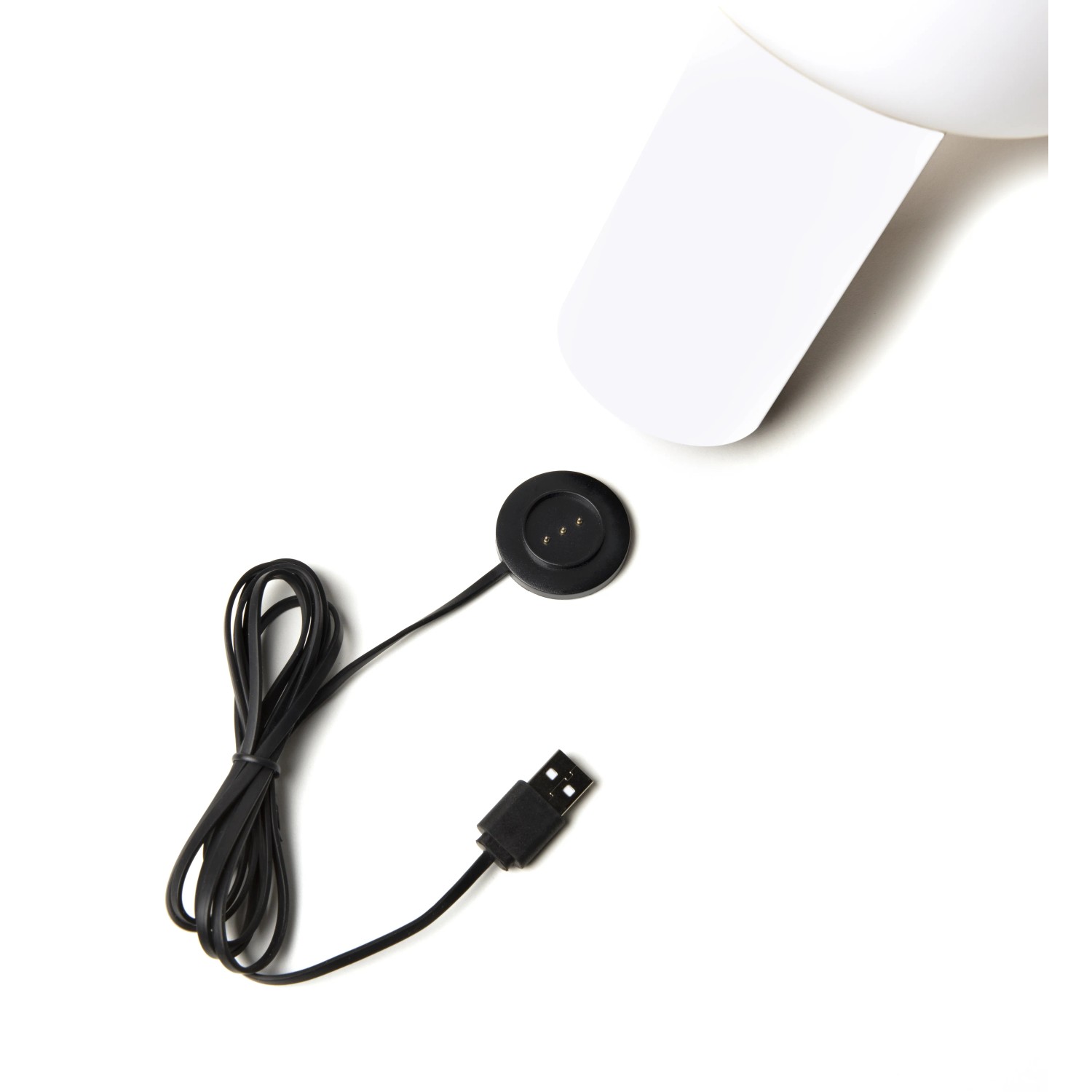 Ladekabel für Konstsmide LED Tischleuchte Antibes, weiße Außen-Dekoleuchte.