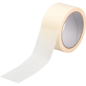 Rolle Flachkrepp Klebeband, 33 m x 48 mm, für Malerarbeiten.