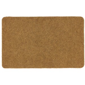 Beige Astra Power Rib Türmatte, 40x60 cm, für Innen- und Außenbereiche geeignet.