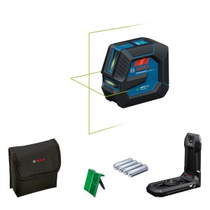 Bosch Professional GLL 20-22 G Linienlaser mit Zubehör: Universalhalterung, Batterien, Tasche.